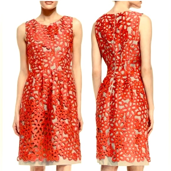 Lela Rose Floral Guipure Lace Dress Over Linen - www.antelopusenergy.com Lela Rose Floral Guipure Lace Dress Over Linen - www.antelopusenergy.com